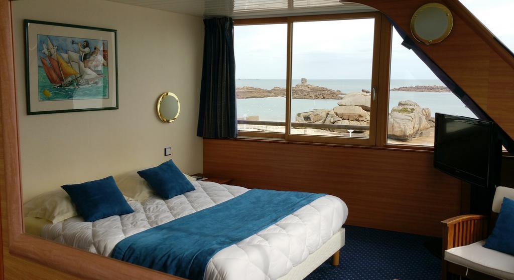 Hotel De La Mer Trégastel المظهر الخارجي الصورة